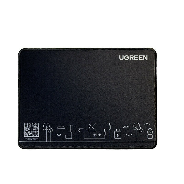 Ugreen CY016 Non-slip rubber Mouse Pad - Black (Small)