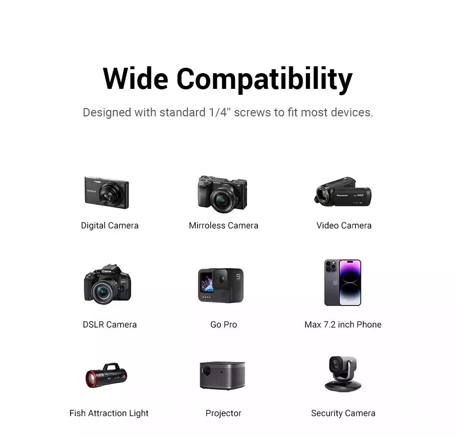 Buy Ugreen 15187 Professional Tripod For Phone and Cameras from Vmart in Pakistan