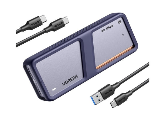 Buy Ugreen 15976 40Gbps M.2 NVMe Enclosure with Cooling Fan Vmart in Pakistan