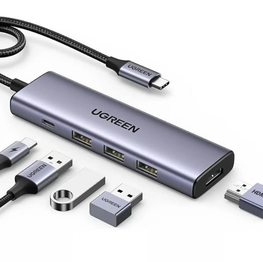 Buy Ugreen 25101 5 in 1 USB C Hub from Vmart in Pakistan