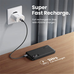 Buy Ugreen 25742 10000mAh Two-way Fast Charging Power Bank Black from Vmart in Pakistan