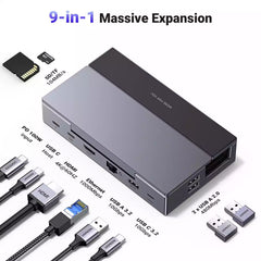 Buy Ugreen 25869 9 in 1 Steam Deck Docking Station (4K@60Hz PD 100W) Vmart in Pakistan