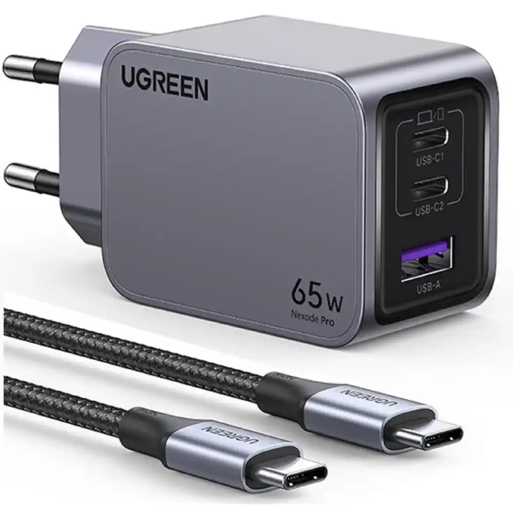 Buy Ugreen 25871 65W 3-Port GaN Fast Charger from Vmart in Pakistan