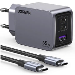 Buy Ugreen 25871 65W 3-Port GaN Fast Charger from Vmart in Pakistan