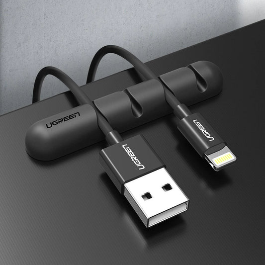 Buy Ugreen 30762 Self-adhesive Organizer for 4 Cables Black 2 Pack Vmart in Pakistan