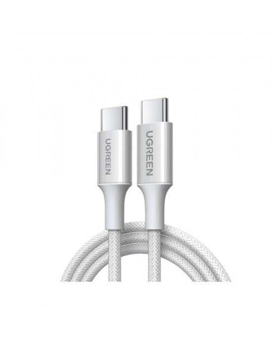 Buy Ugreen 35465 USB-C to USB-C Braided Cable 1m White Vmart in Pakistan