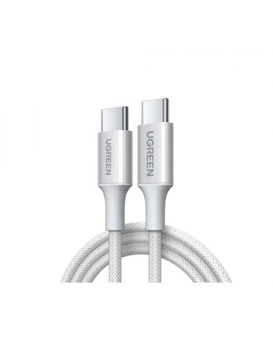 Buy Ugreen 35465 USB-C to USB-C Braided Cable 1m White Vmart in Pakistan