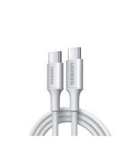 Buy Ugreen 35465 USB-C to USB-C Braided Cable 1m White Vmart in Pakistan