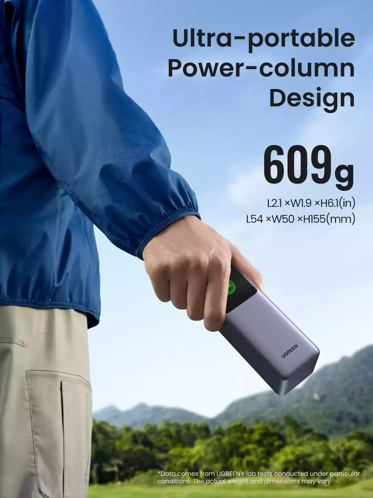 Buy Ugreen 35525B 25000mAh 200W Nexode Smart Display Power Bank from Vmart in Pakistan