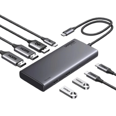 Buy Ugreen 35625 8 in 1 USB C Docking Station with Dual Monitor Vmart in Pakistan