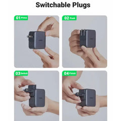 Buy Ugreen 35719 USB-C 3 Ports 65W Charger from Vmart in Pakistan