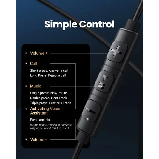 Buy Ugreen 35754 USB-C In-ear Earphones Vmart in Pakistan