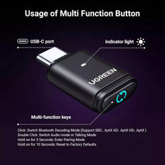 Buy Ugreen 45008 USB-C Bluetooth 5.3 Audio Adapter from Vmart in Pakistan