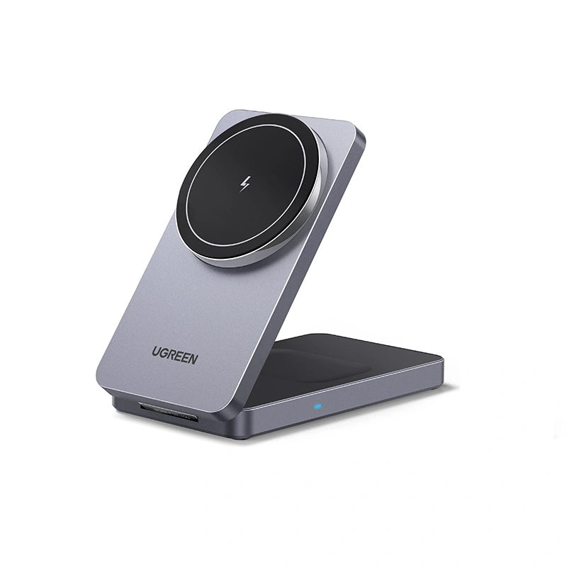 Buy Ugreen 45056 2-in-1 Magnetic (Phone and AirPods) Wireless Charger from Vmart in Pakistan
