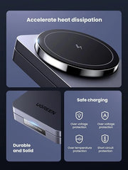 Buy Ugreen 45056 2-in-1 Magnetic (Phone and AirPods) Wireless Charger from Vmart in Pakistan