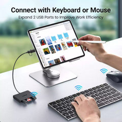 Buy Ugreen 45167 USB-C 4 In 1 Card Reader With 2X USB3.0 + 1X SD/TF from Vmart in Pakistan