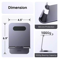 Buy Ugreen 45860 Aluminum Alloy 360° Rotation Desktop Tablet Stand from Vmart in Pakistan