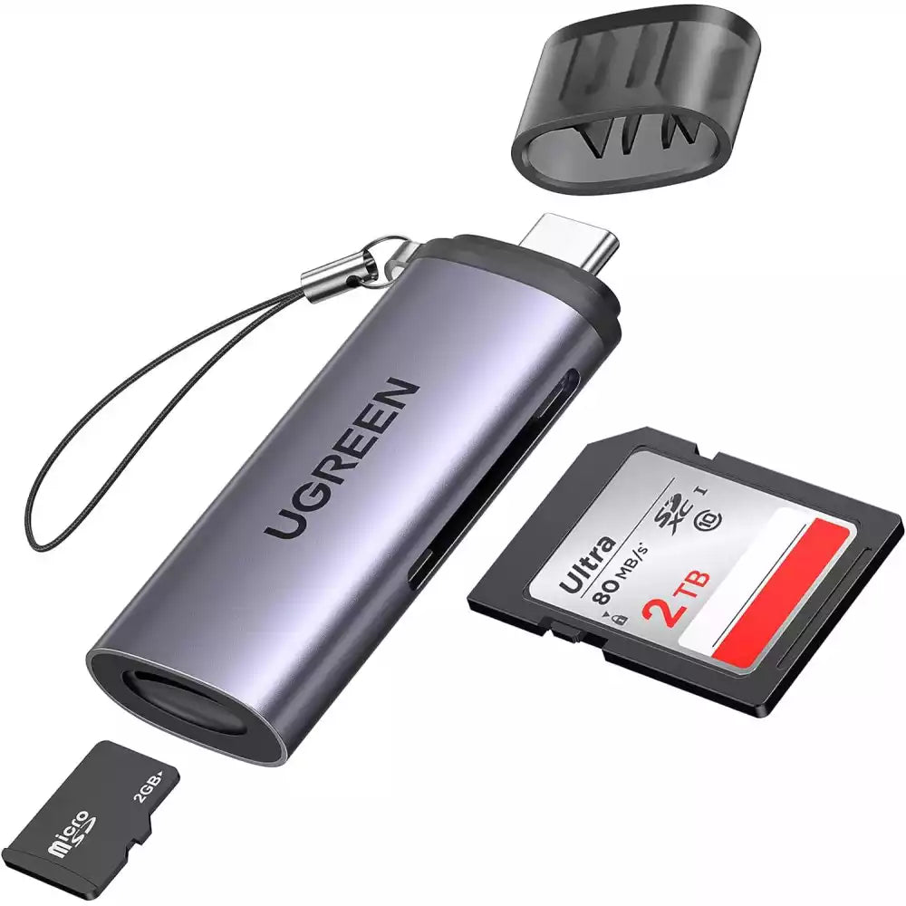 Buy Ugreen 50704 USB-C TF/SD Card Reader Gray from Vmart in Pakistan