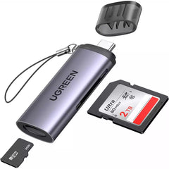 Buy Ugreen 50704 USB-C TF/SD Card Reader Gray from Vmart in Pakistan