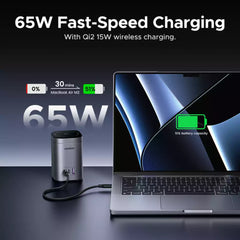 Buy Ugreen 55321 Nexode 65W 4-in-1 Qi2 Charging Station with 15W MagSafe Stand from Vmart in Pakistan