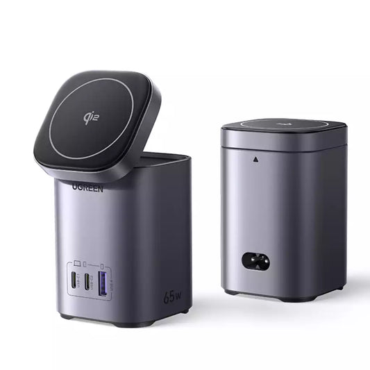 Buy Ugreen 55321 Nexode 65W 4-in-1 Qi2 Charging Station with 15W MagSafe Stand from Vmart in Pakistan