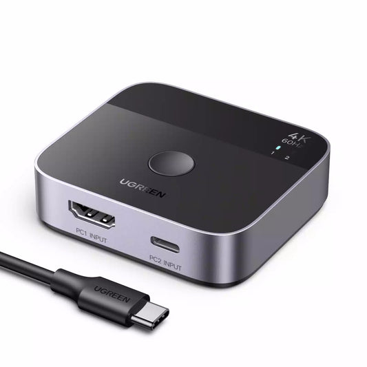 Buy Ugreen 55452 2 In 1 Out 4K@60Hz Type C+HDMI Switch Vmart in Pakistan