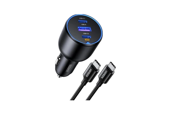 Buy Ugreen 55511 130W 3-Port Fast Car Charger with 100W Cable from Vmart in Pakistan