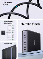 Buy Ugreen 55763 Nexode 200W GaN USB C Charging Station from Vmart in Pakistan