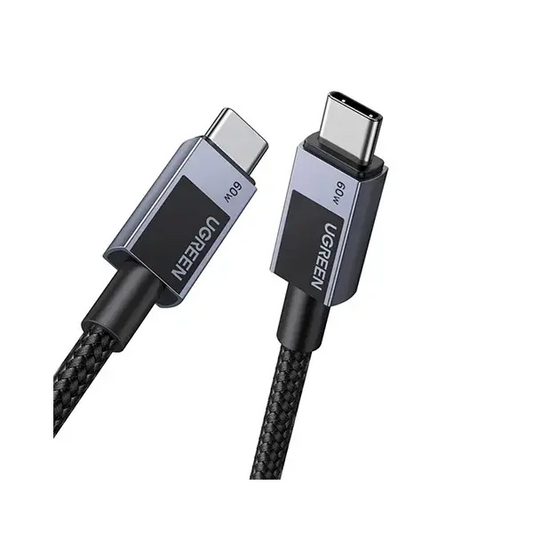 Buy Ugreen 55764 3A USB-C to USB-C PD Fast Charging Braided Cable 0.5m Vmart in Pakistan