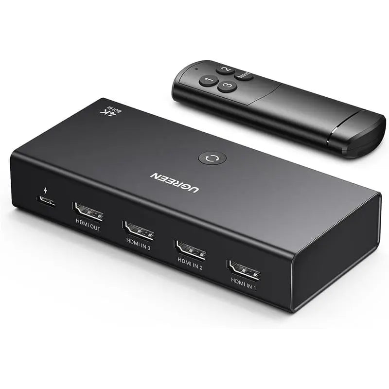 Buy Ugreen 55857 HDMI Switch 3 In 1 Out With Remote 4K 60Hz Vmart in Pakistan