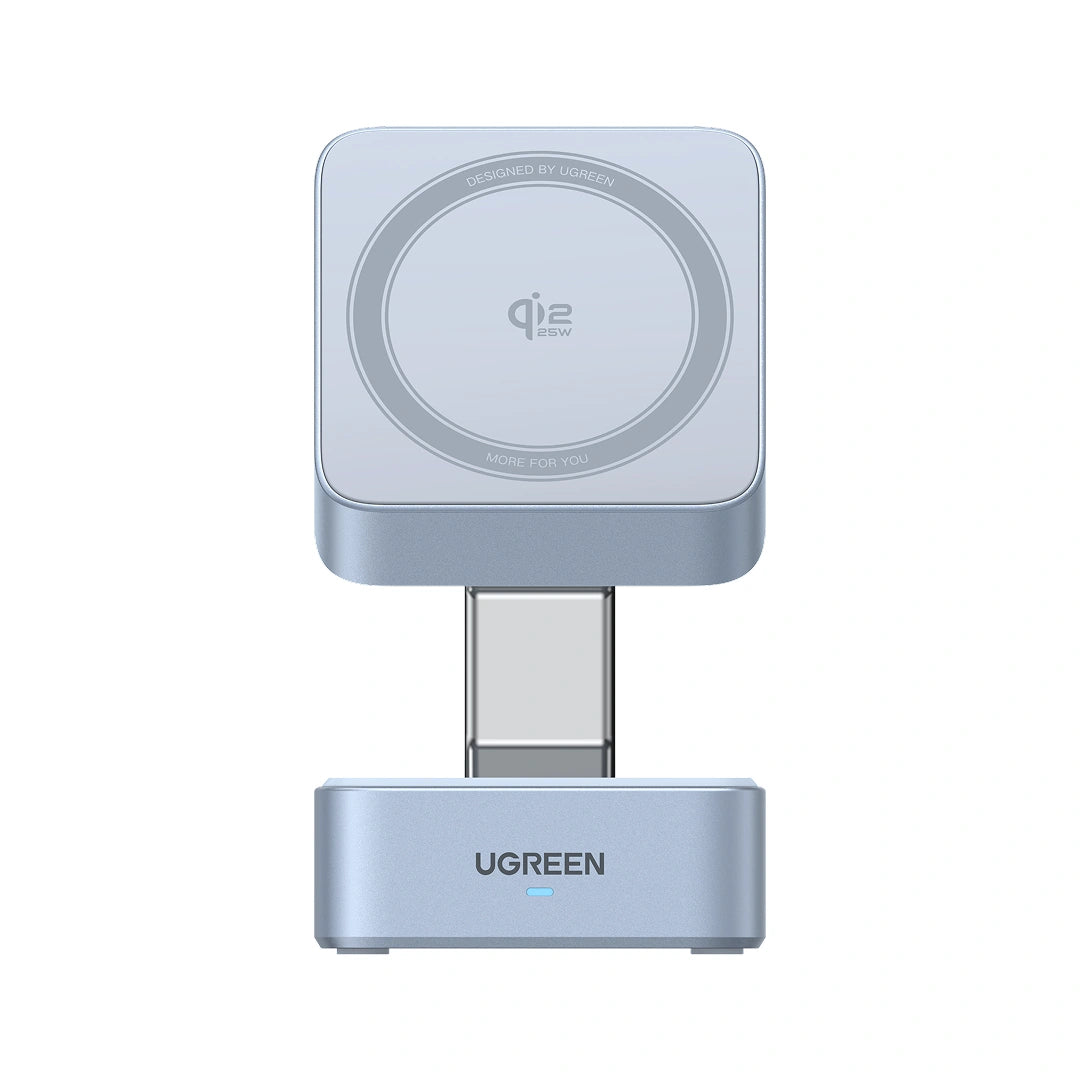 Buy Ugreen 55960B 25W Qi2 MagFlow 2-in-1 Magnetic Wireless Charger from Vmart in Pakistan