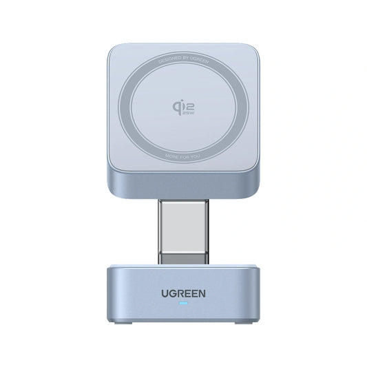 Buy Ugreen 55960B 25W Qi2 MagFlow 2-in-1 Magnetic Wireless Charger from Vmart in Pakistan
