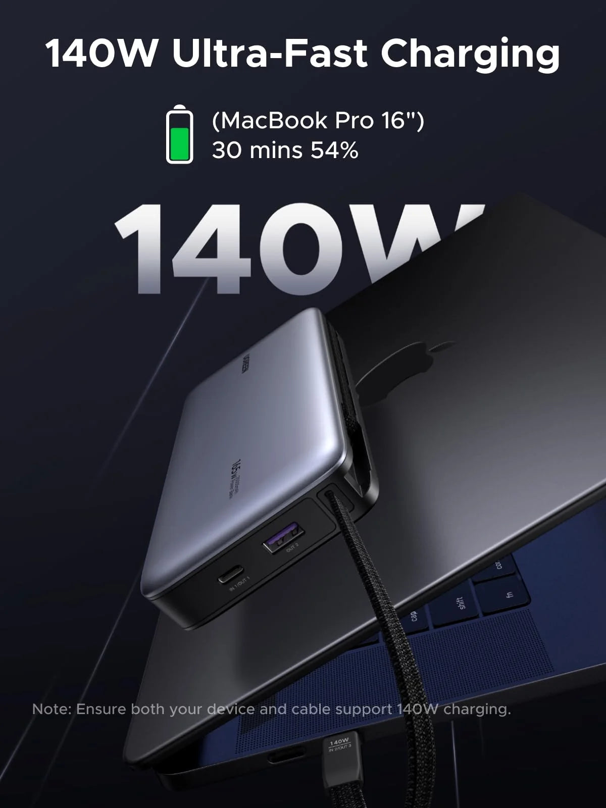 Buy Ugreen 55995 Nexode 165W 25000mAh Power Bank from Vmart in Pakistan