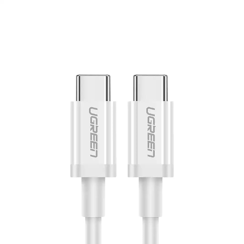 Buy Ugreen 60518 USB-C To USB-C PD QC AFC Cable 1m White from Vmart in Pakistan