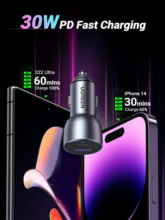 Buy Ugreen 60980 52.5W USB C Car Charger from Vmart in Pakistan