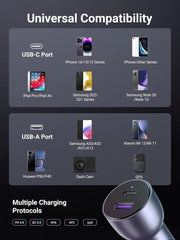 Buy Ugreen 60980 52.5W USB C Car Charger from Vmart in Pakistan