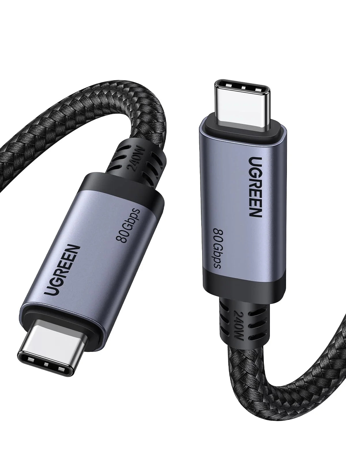 Buy Ugreen 65383 USB-C Gen4 240W Cable 1m (80Gbps, USB 4.0, 16K/8K 60Hz) from Vmart in Pakistan