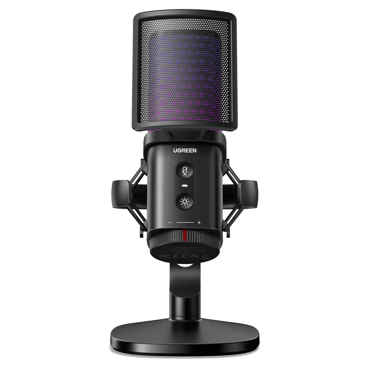Buy Ugreen 65629 Noise-Cancelling RGB 7-Light USB Desktop Microphone from Vmart in Pakistan