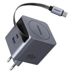 Buy Ugreen 65822 45W GaN Charger with Retractable Cable EU from Vmart in Pakistan