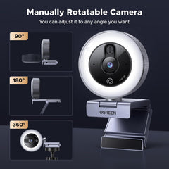 Ugreen 65857 2K/30fps Webcam for PC