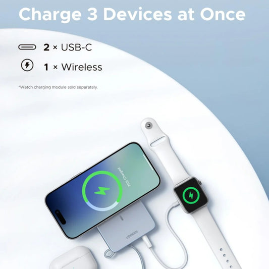 Buy Ugreen 65958B MagFlow Magnetic Power Bank 10000mAh 25W from Vmart in Pakistan