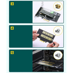 Buy Ugreen 70504 M.2 SATA+M.2 NVMe to PCI-E 3.0 X4 Expansion Card Vmart in Pakistan