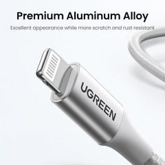 Buy Ugreen 70525 USB C to Lightning MFI Cable 3A PD Fast Charging 2m Vmart in Pakistan