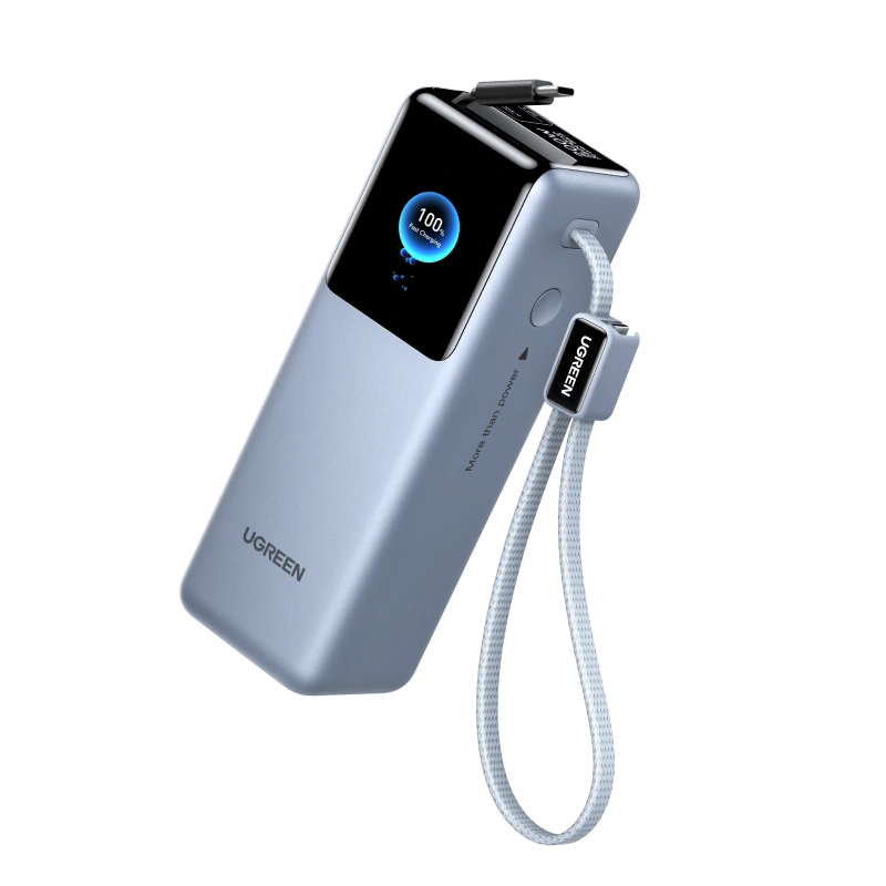 Buy Ugreen 75702B 25000mAh 200W Nexode Pro Power Bank with 35cm Braided Cable + 65cm Retractable Cable from Vmart in Pakistan