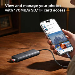 Buy Ugreen 85774 9 in 1 USB C Docking Station Dual Monitor from Vmart in Pakistan