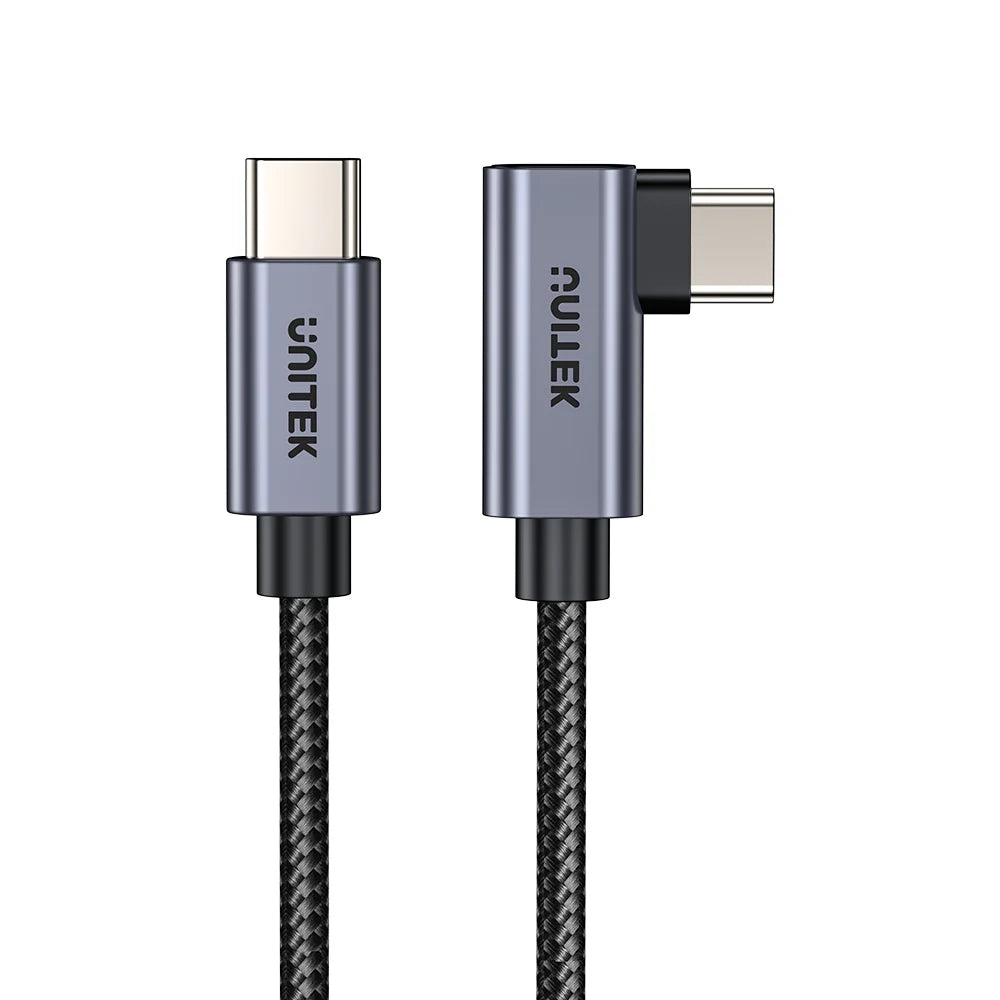 Unitek C14123BK 100W USB-C Cable 90 Degree 5m