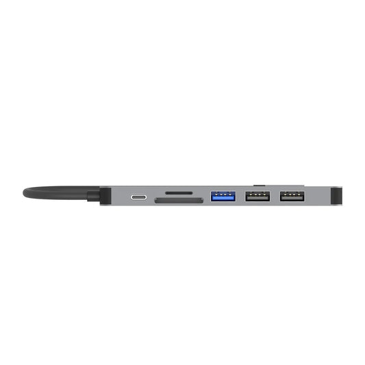 Buy Unitek H1118A uHUB S7+ 7-in-1 USB-C 5Gbps Hub with 4K HDMI and 100W Power Delivery from Vmart in Pakistan