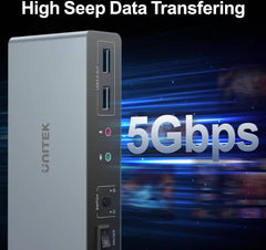 Buy Unitek AR-V1311 KVM Switch 2 Monitors 2 Computers 4K@60Hz HDMI & DisplayPort Dual Monitor from Vmart in Pakistan