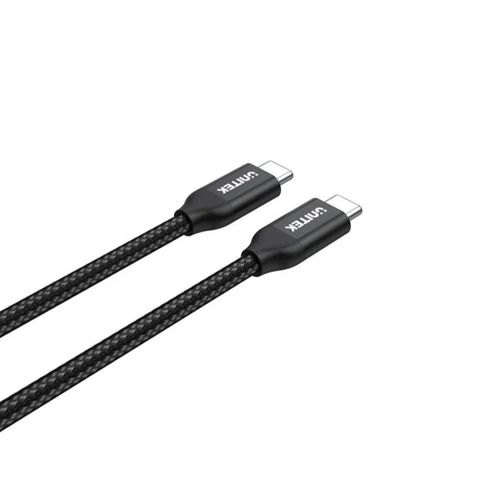 Unitek C14059BK USB-C 100W PD Fast Charging Cable with Data (USB 2.0) 2m