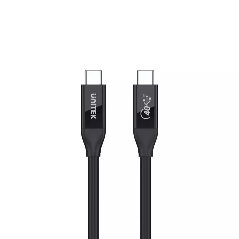 Buy Unitek C14100BK USB 4 (USB-IF Certified) 100W PD Fast Charging Cable with 8K@60Hz and 40Gbps 0.8m from Vmart in Pakistan